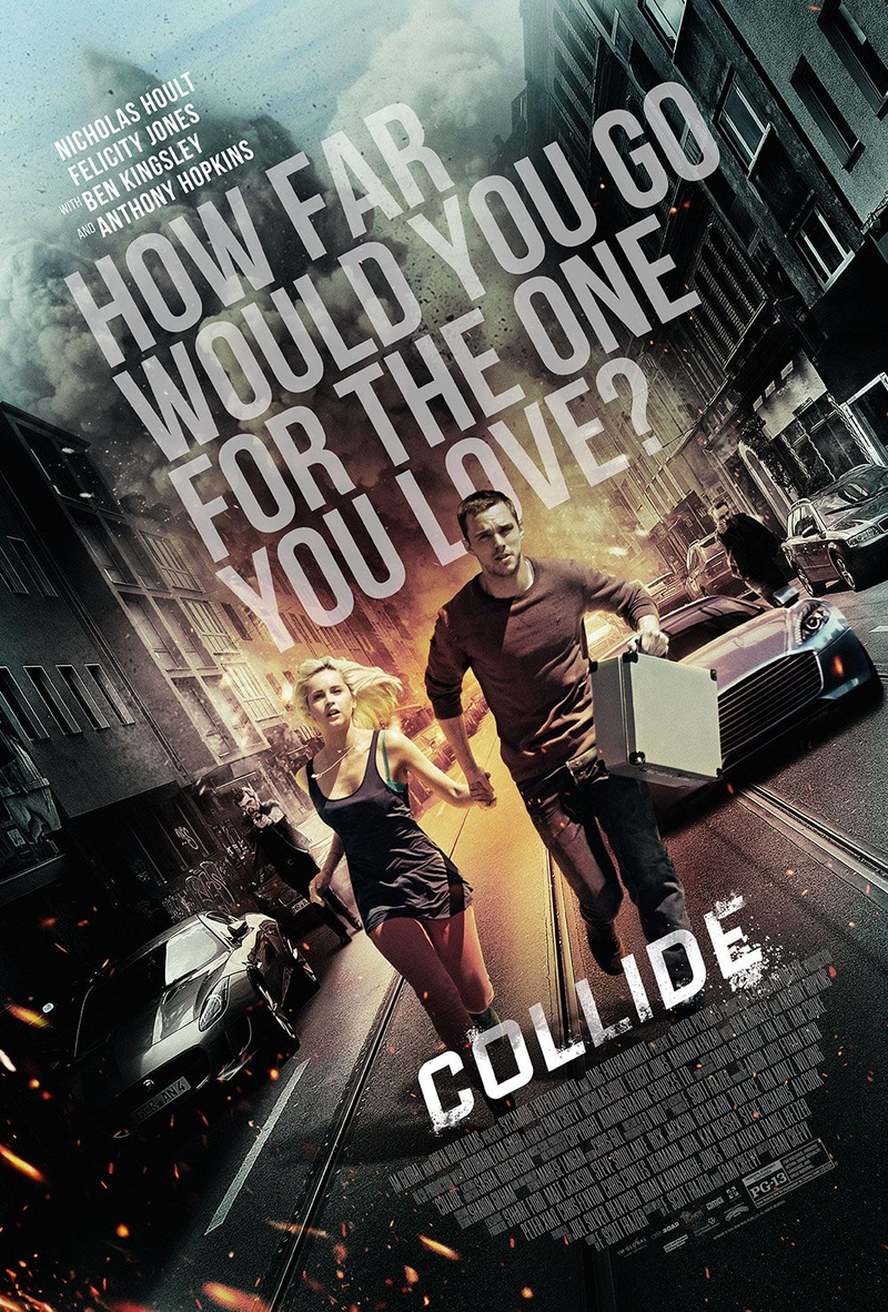 Illustration for article titled Ben Kingsley crashes into Mad Max’s Nicholas Hoult in the Collide trailer